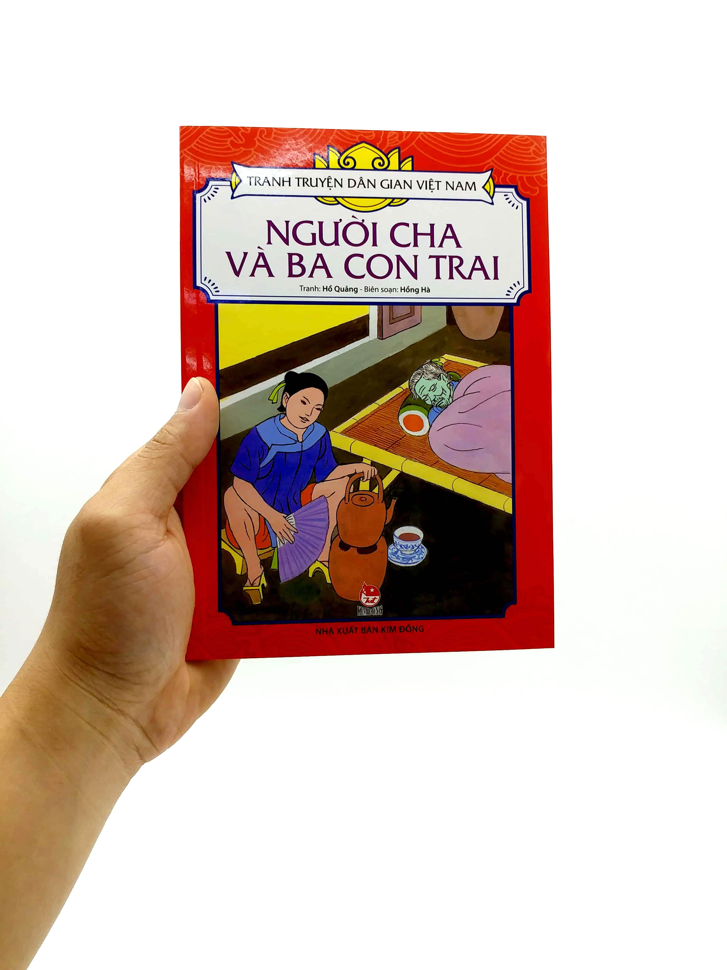 tranh truyện dân gian việt nam - người cha và ba con trai (tái bản 2023) - Ảnh 7