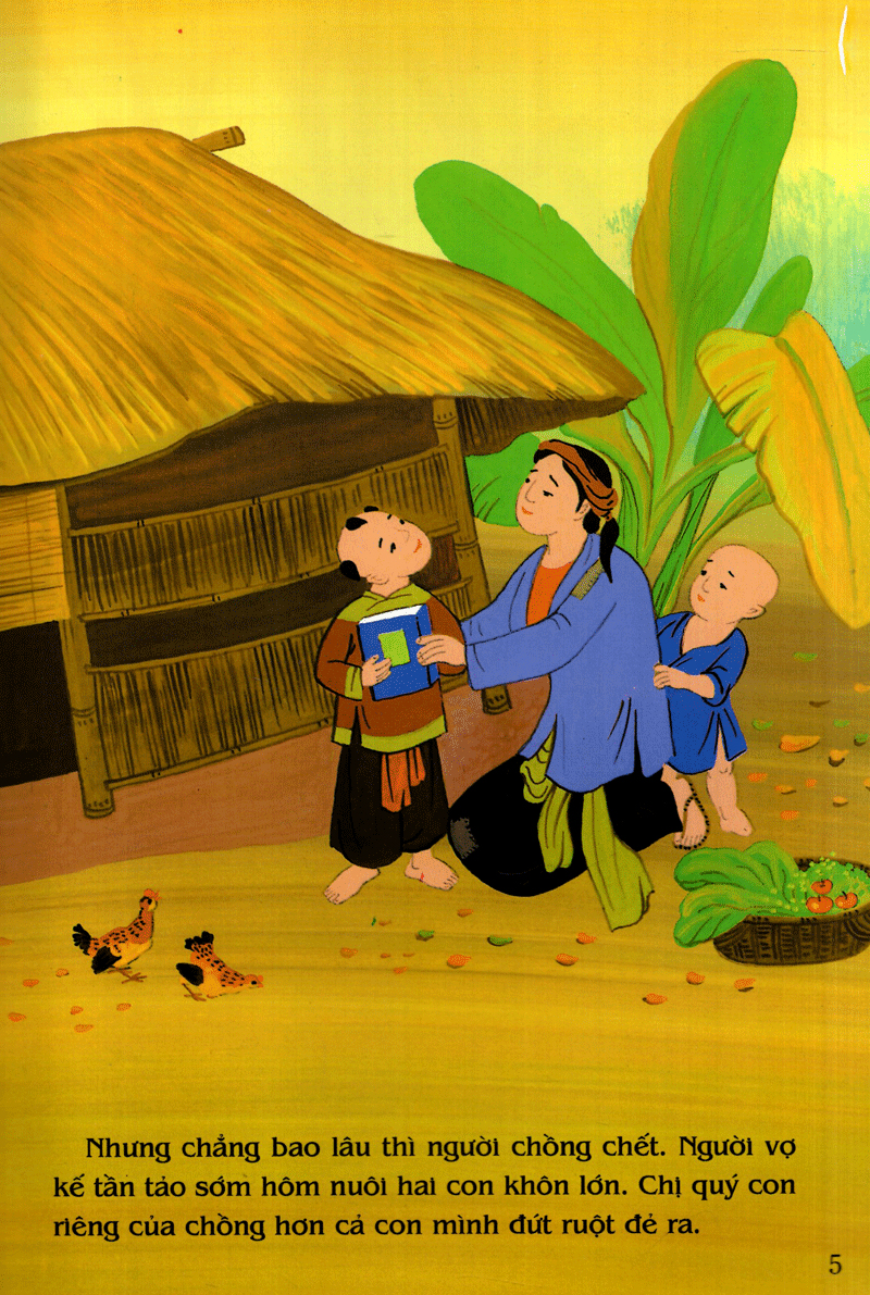 Tranh Truyện Dân Gian Việt Nam - Người Mẹ Kế Và Hai Con Trai (Tái Bản 2023) - Ảnh 5