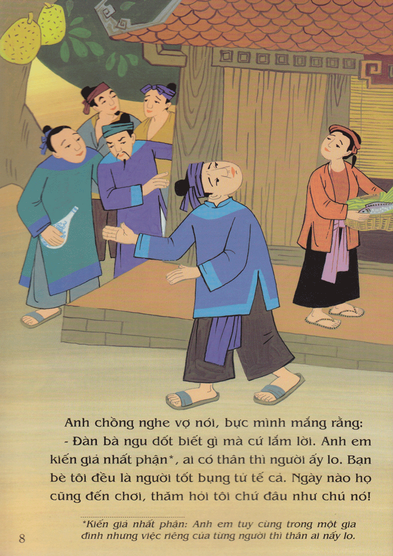 tranh truyện dân gian việt nam - người vợ hiền (tái bản 2024) - Ảnh 10