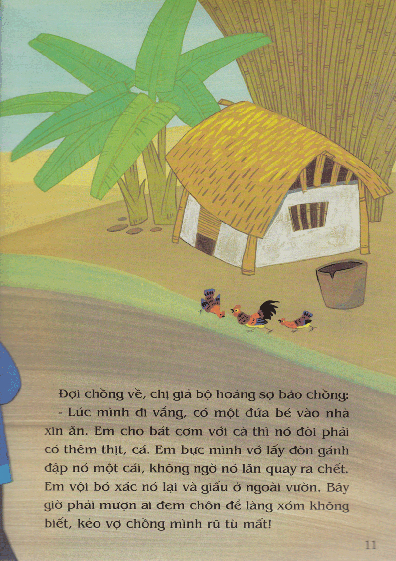 tranh truyện dân gian việt nam - người vợ hiền (tái bản 2024) - Ảnh 13