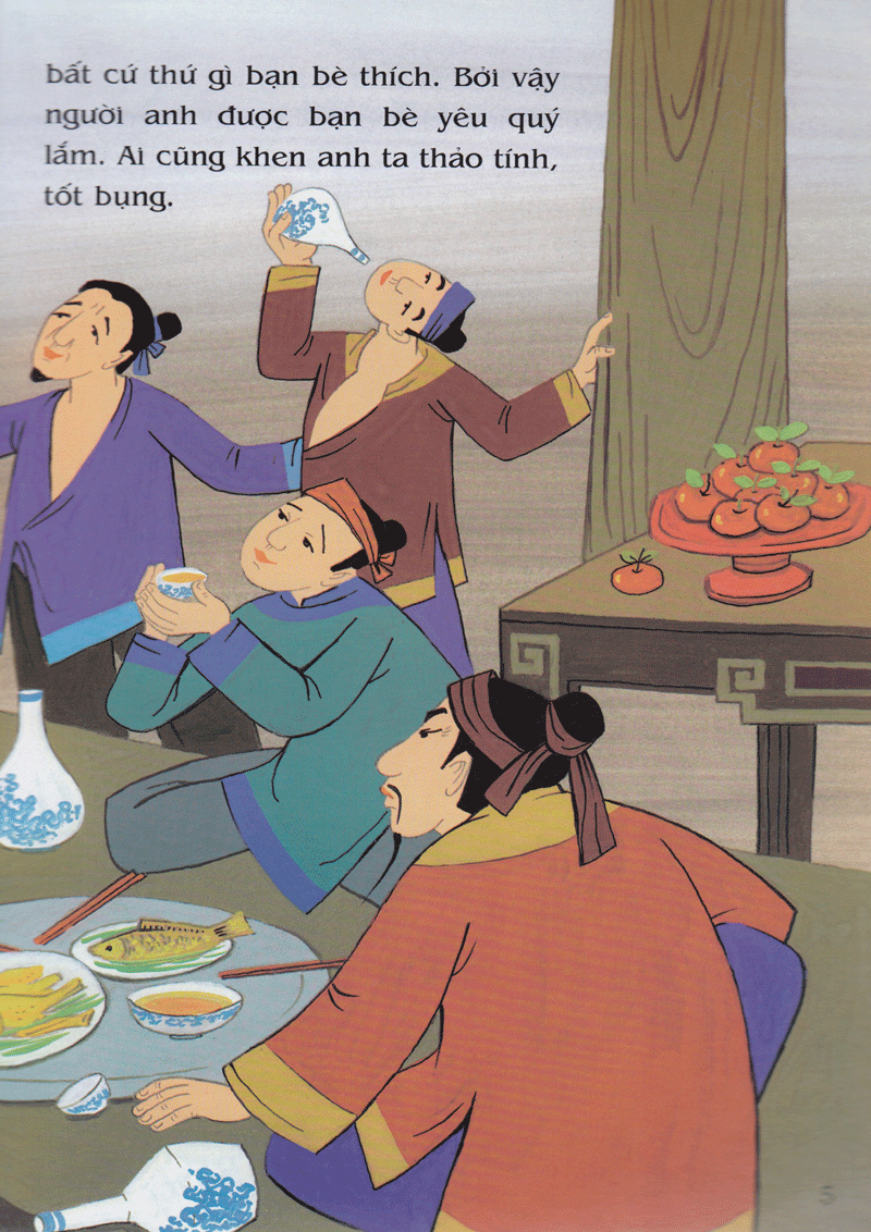 tranh truyện dân gian việt nam - người vợ hiền (tái bản 2024) - Ảnh 7