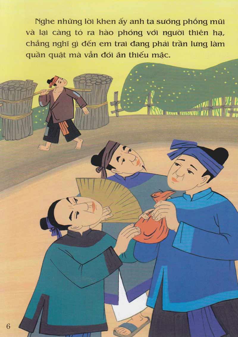 tranh truyện dân gian việt nam - người vợ hiền (tái bản 2024) - Ảnh 8