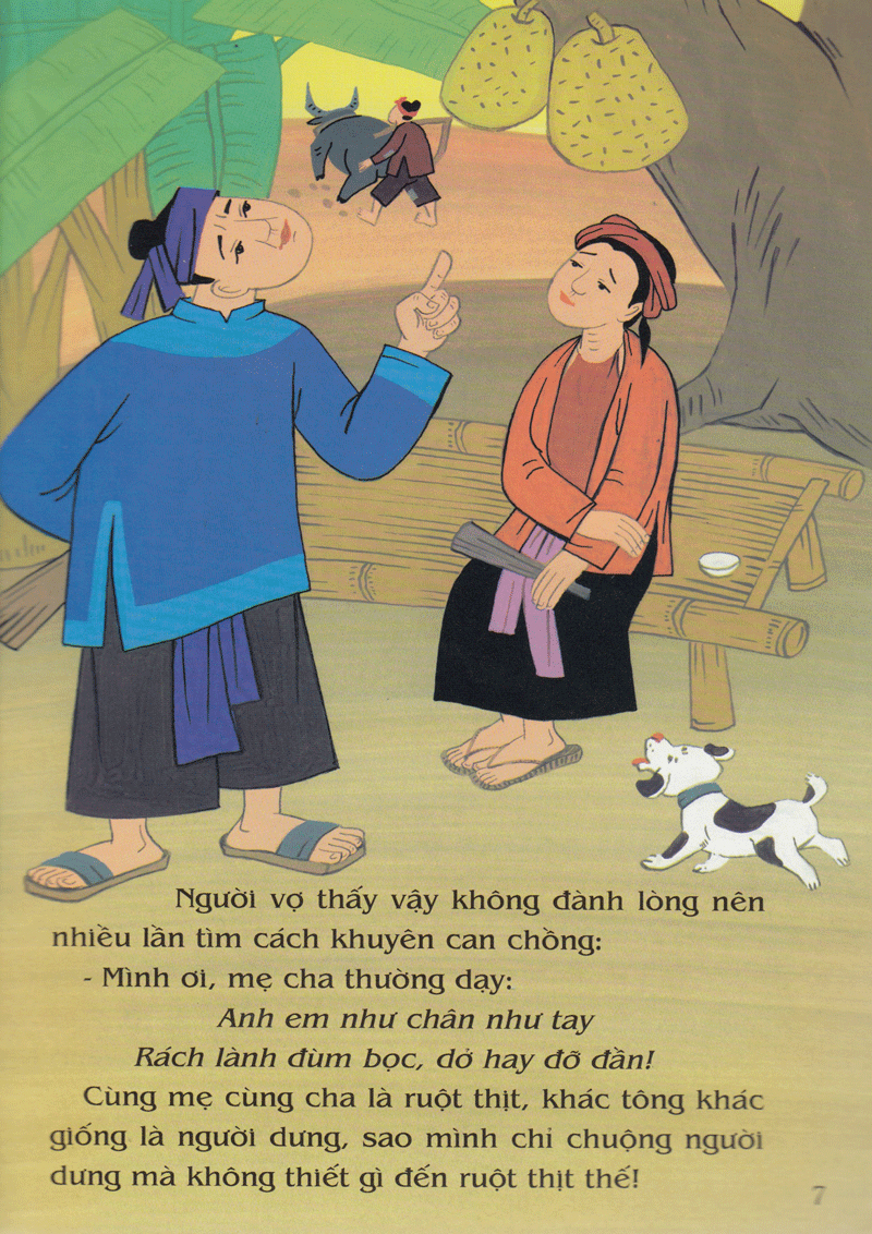 tranh truyện dân gian việt nam - người vợ hiền (tái bản 2024) - Ảnh 9