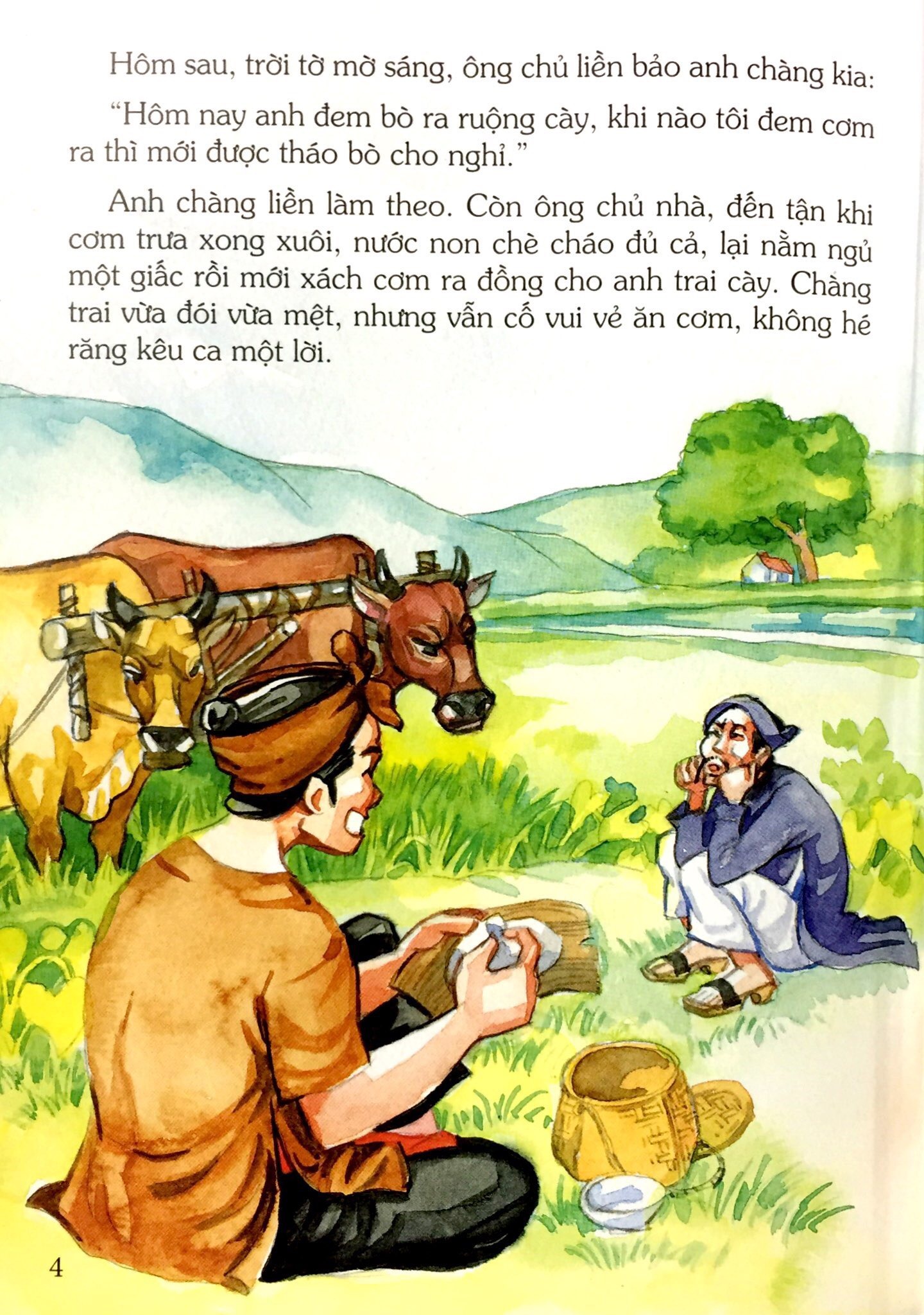 tranh truyện dân gian việt nam - ông già kén rể (tái bản 2024) - Ảnh 5