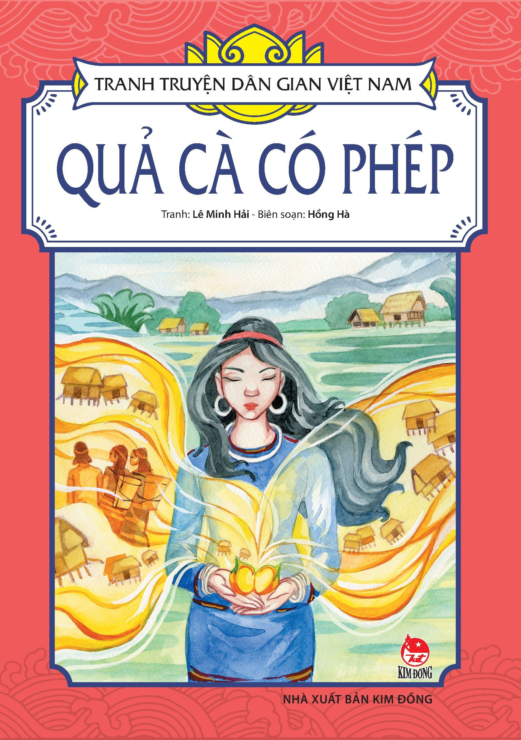 tranh truyện dân gian việt nam - quả cà có phép (tái bản 2024) - Ảnh 2