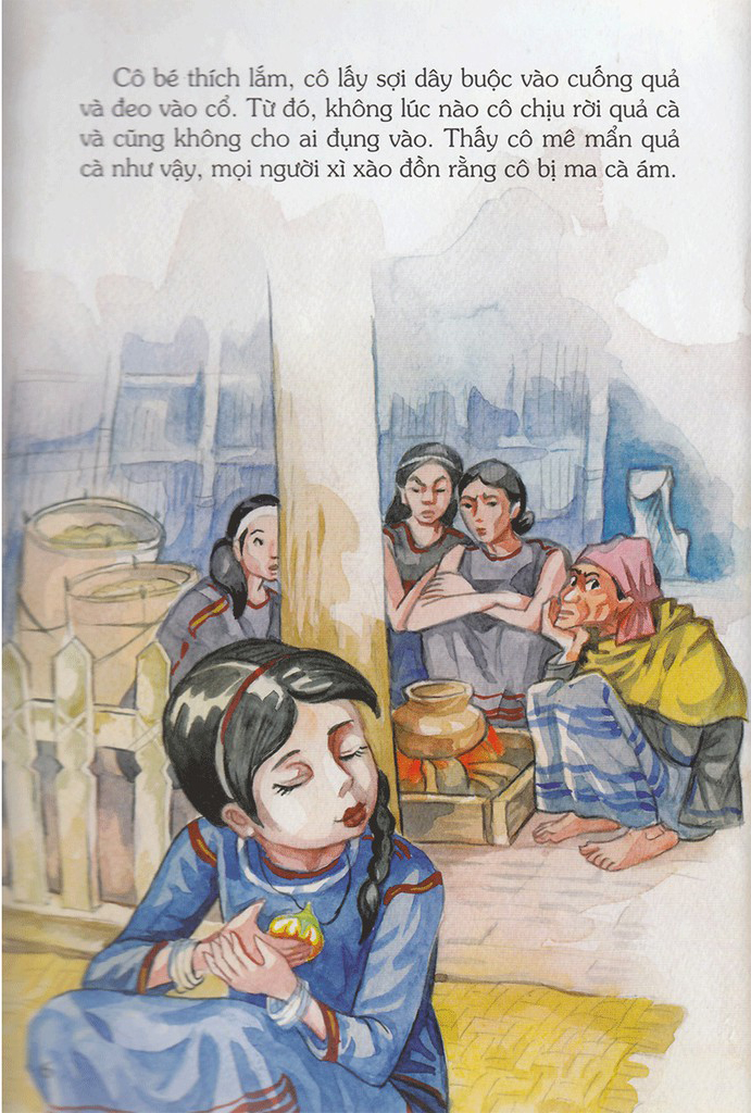 tranh truyện dân gian việt nam - quả cà có phép (tái bản 2024) - Ảnh 5