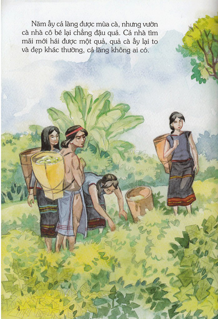 tranh truyện dân gian việt nam - quả cà có phép (tái bản 2024) - Ảnh 6