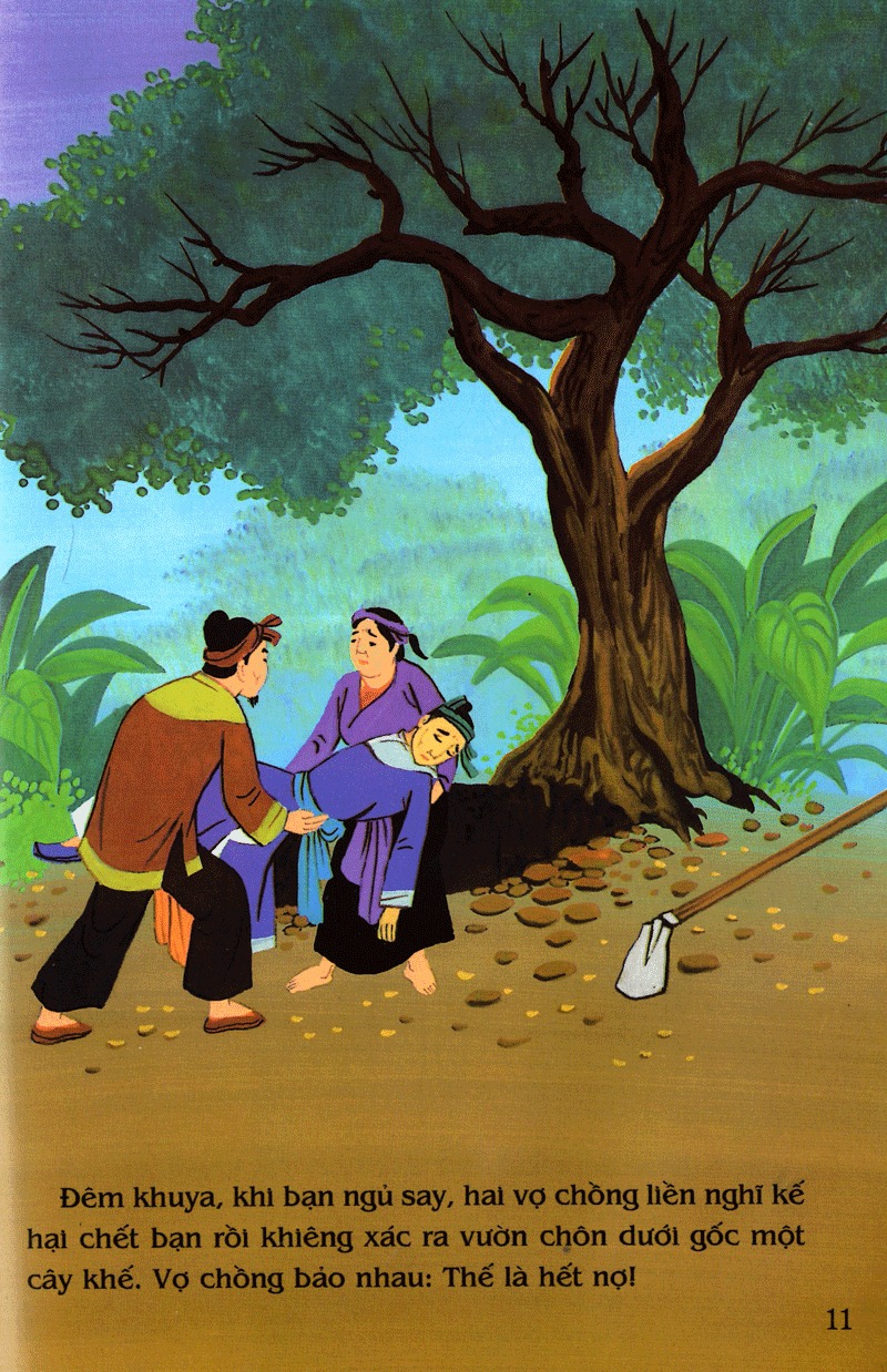 tranh truyện dân gian việt nam - sinh con rồi mới sinh cha (tái bản 2024) - Ảnh 12