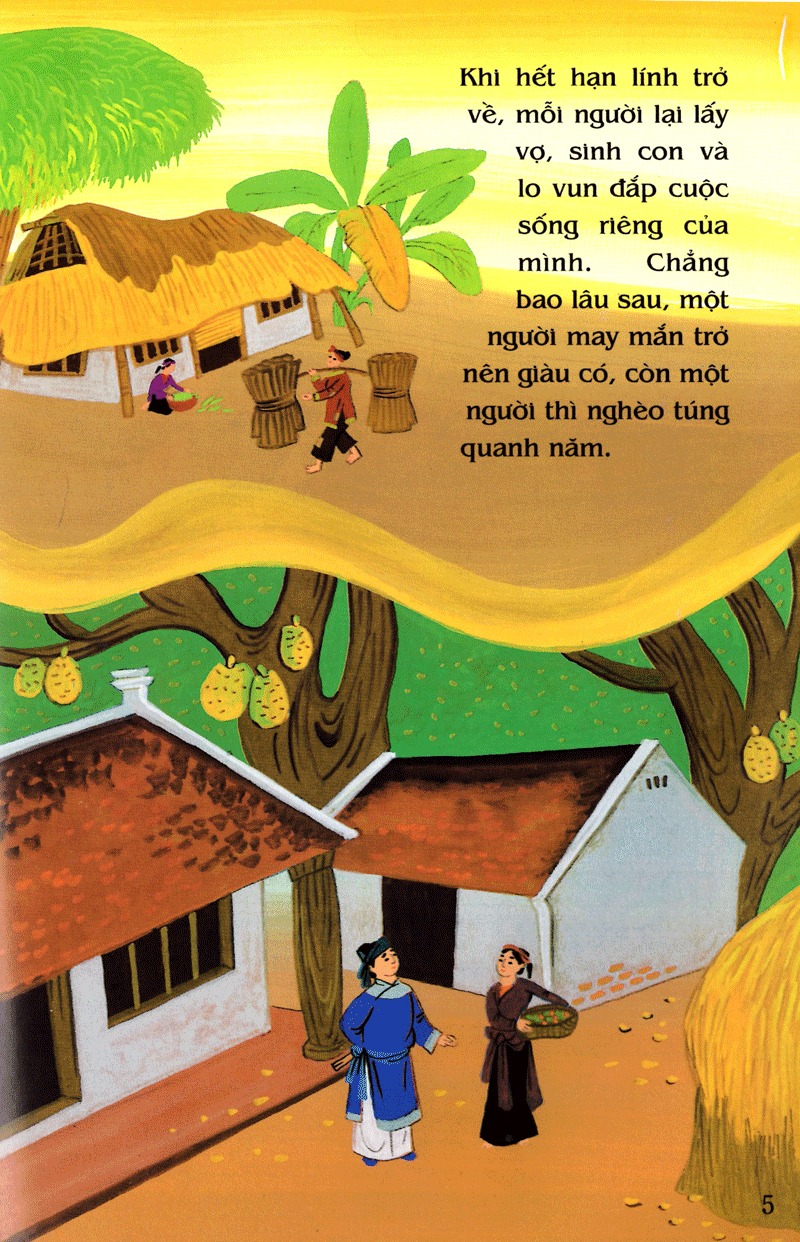 tranh truyện dân gian việt nam - sinh con rồi mới sinh cha (tái bản 2024) - Ảnh 6