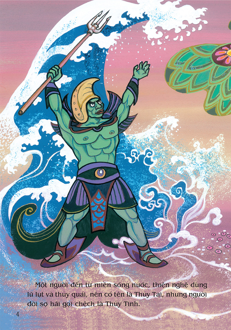 tranh truyện dân gian việt nam - sơn tinh thuỷ tinh (tái bản 2023) - Ảnh 4