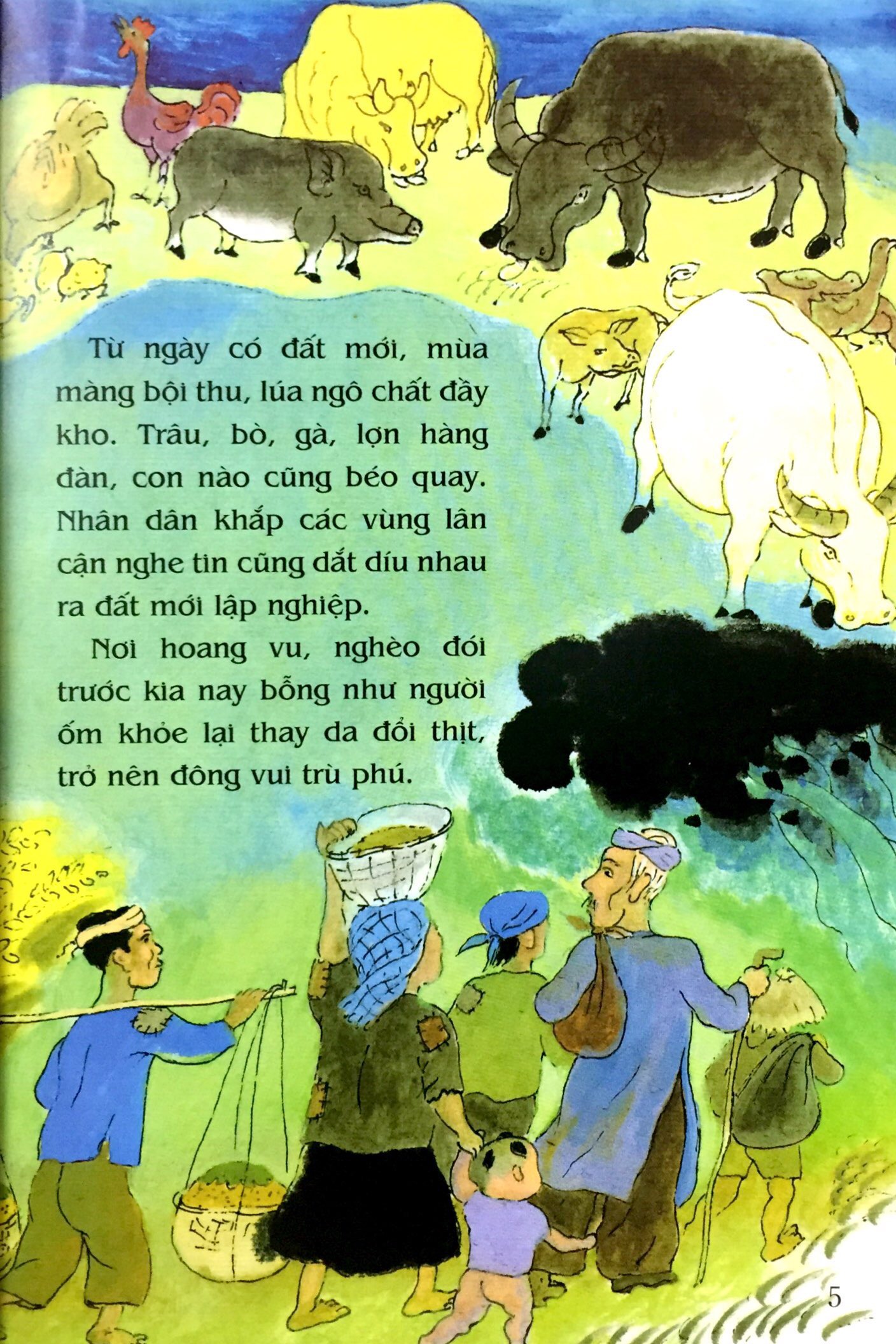 tranh truyện dân gian việt nam - sự tích ao phật (tái bản 2024) - Ảnh 6