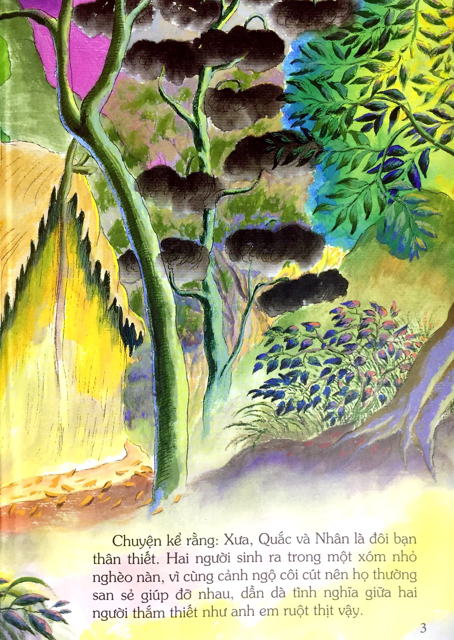 tranh truyện dân gian việt nam - sự tích chim cuốc (tái bản 2023) - Ảnh 2