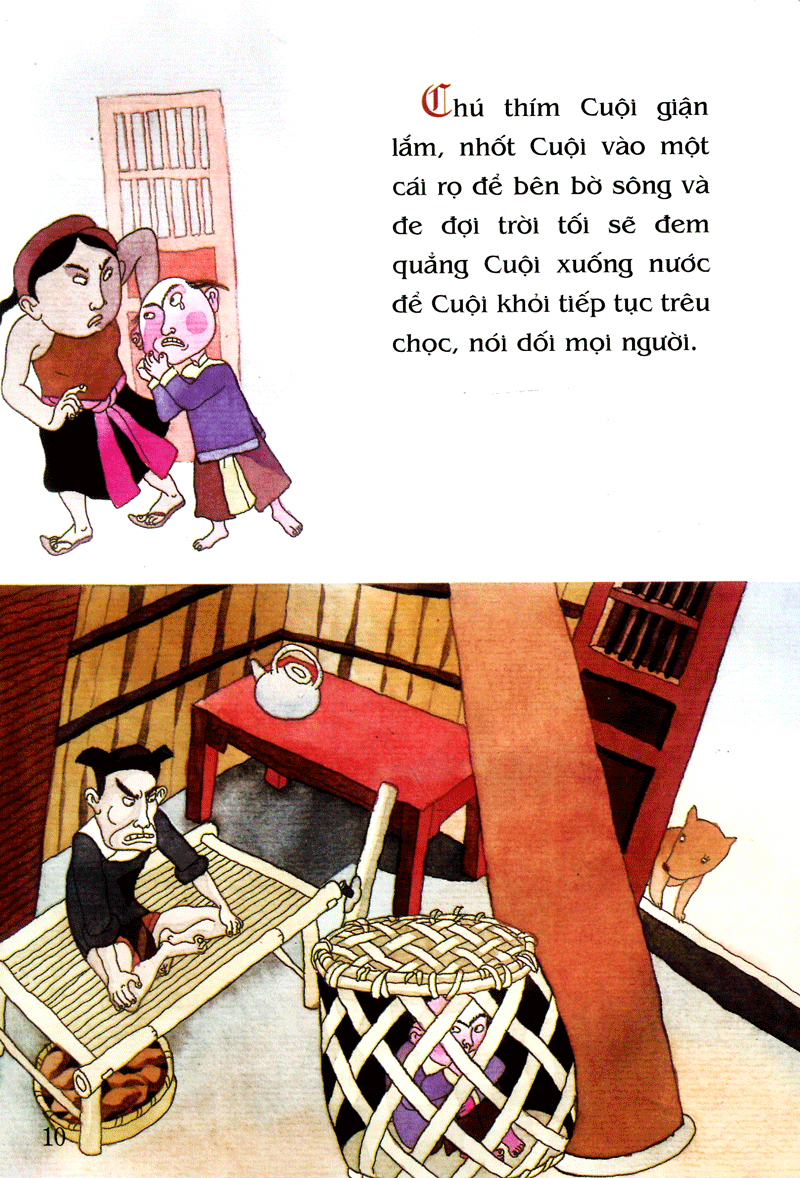 tranh truyện dân gian việt nam - sự tích chú cuội cung trăng (tái bản 2023) - Ảnh 10