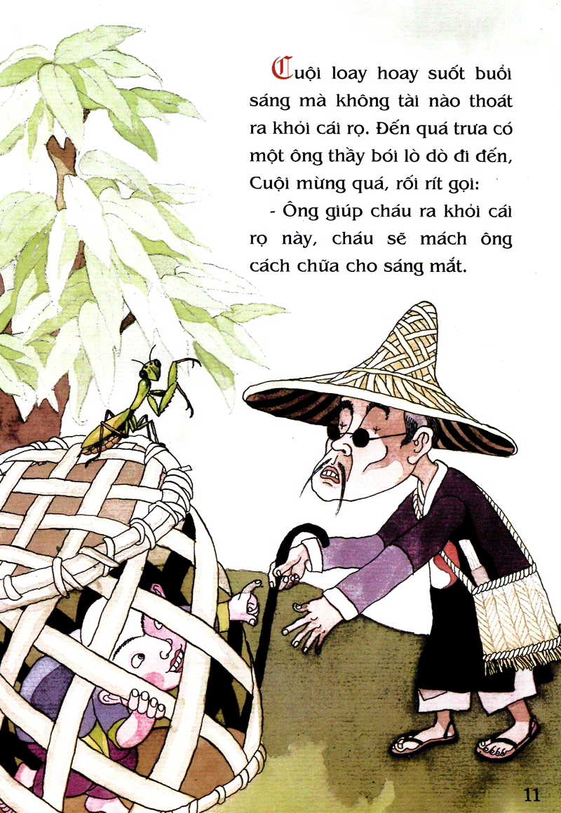 tranh truyện dân gian việt nam - sự tích chú cuội cung trăng (tái bản 2023) - Ảnh 11