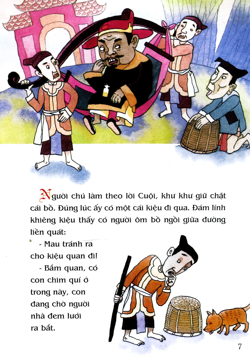 tranh truyện dân gian việt nam - sự tích chú cuội cung trăng (tái bản 2023) - Ảnh 7