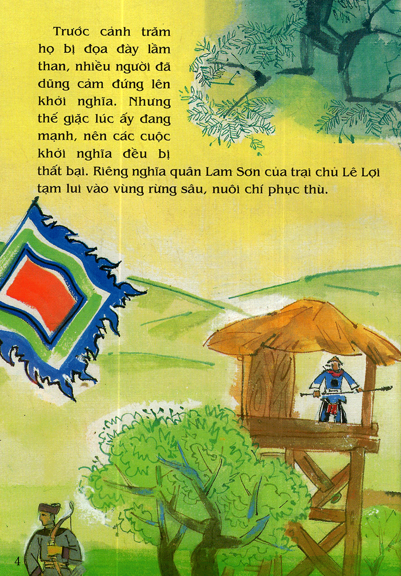 tranh truyện dân gian việt nam - sự tích hồ gươm (tái bản 2023) - Ảnh 4