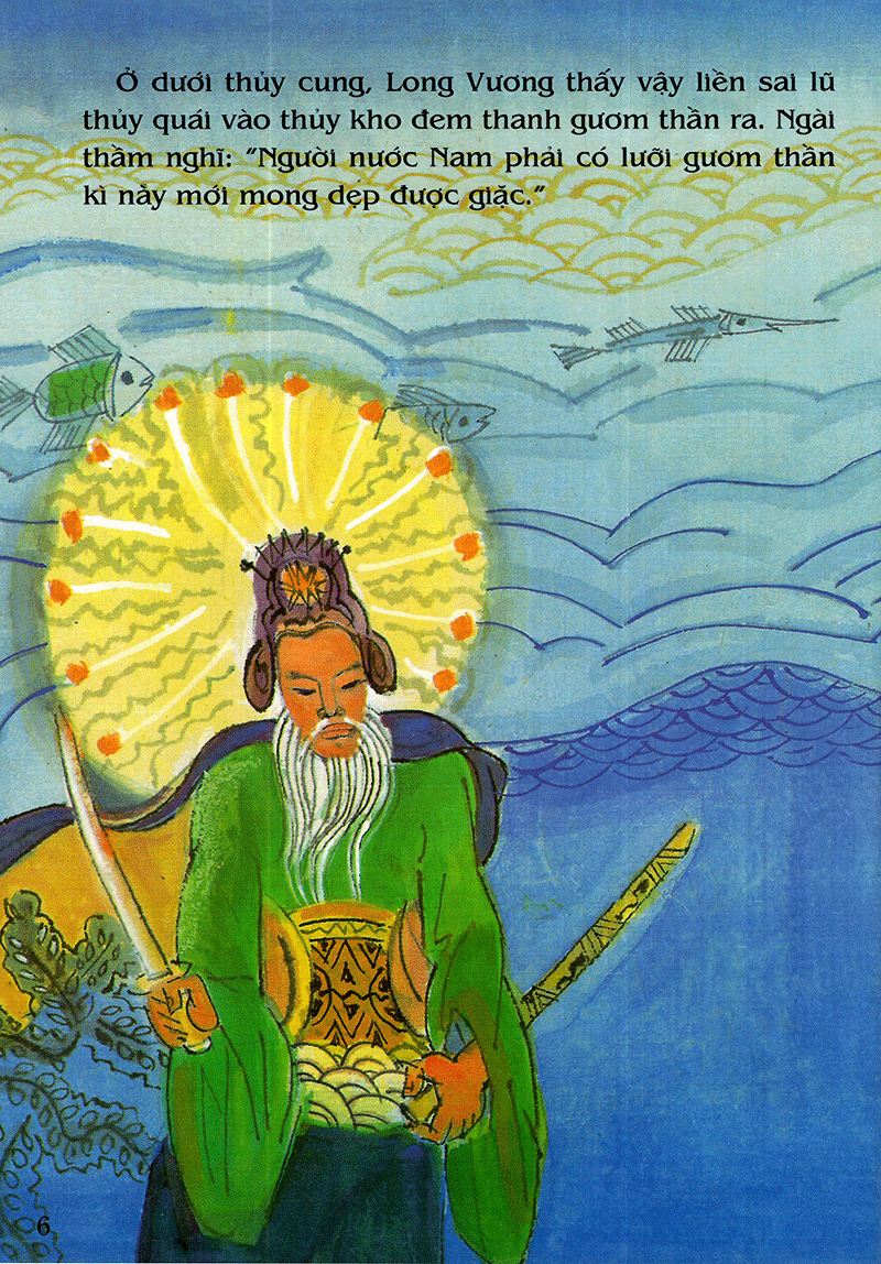 tranh truyện dân gian việt nam - sự tích hồ gươm (tái bản 2023) - Ảnh 6