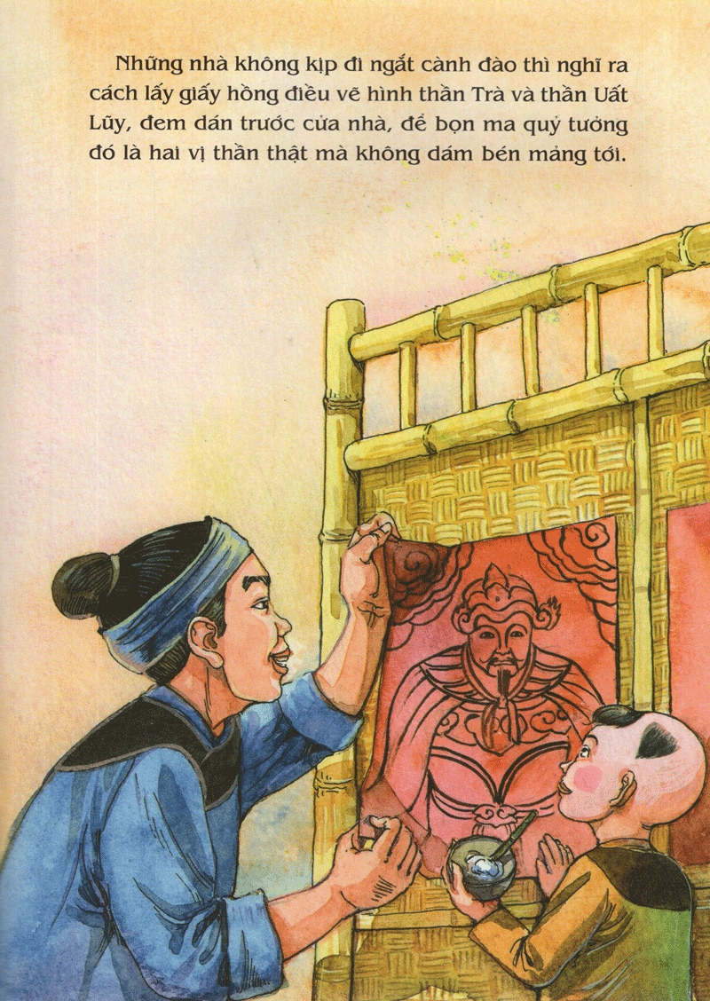 tranh truyện dân gian việt nam - sự tích hoa đào, hoa mai (tái bản 2024) - Ảnh 10