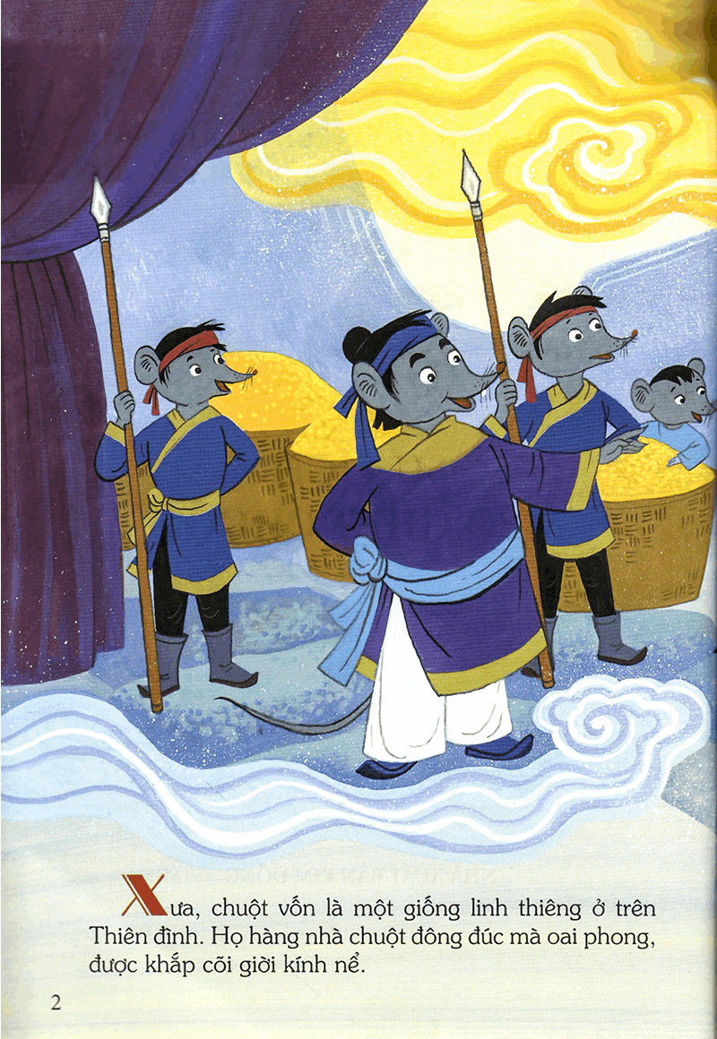 tranh truyện dân gian việt nam - sự tích mèo ghét chuột (tái bản 2023) - Ảnh 2
