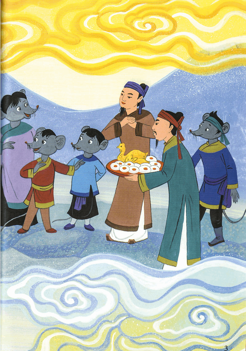 tranh truyện dân gian việt nam - sự tích mèo ghét chuột (tái bản 2023) - Ảnh 3