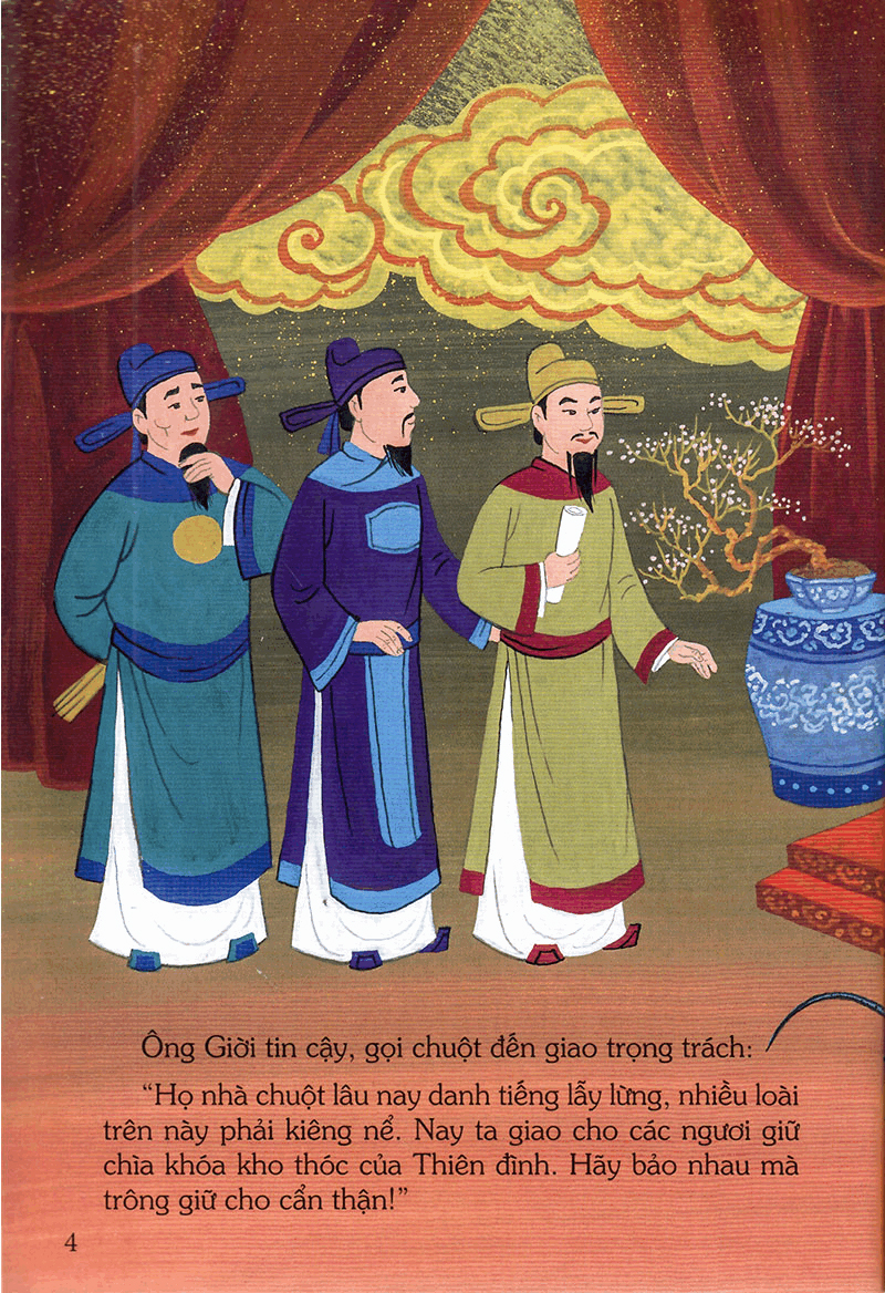 tranh truyện dân gian việt nam - sự tích mèo ghét chuột (tái bản 2023) - Ảnh 4