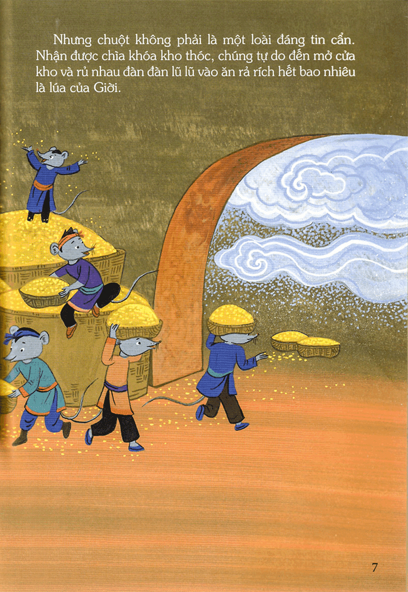 tranh truyện dân gian việt nam - sự tích mèo ghét chuột (tái bản 2023) - Ảnh 7
