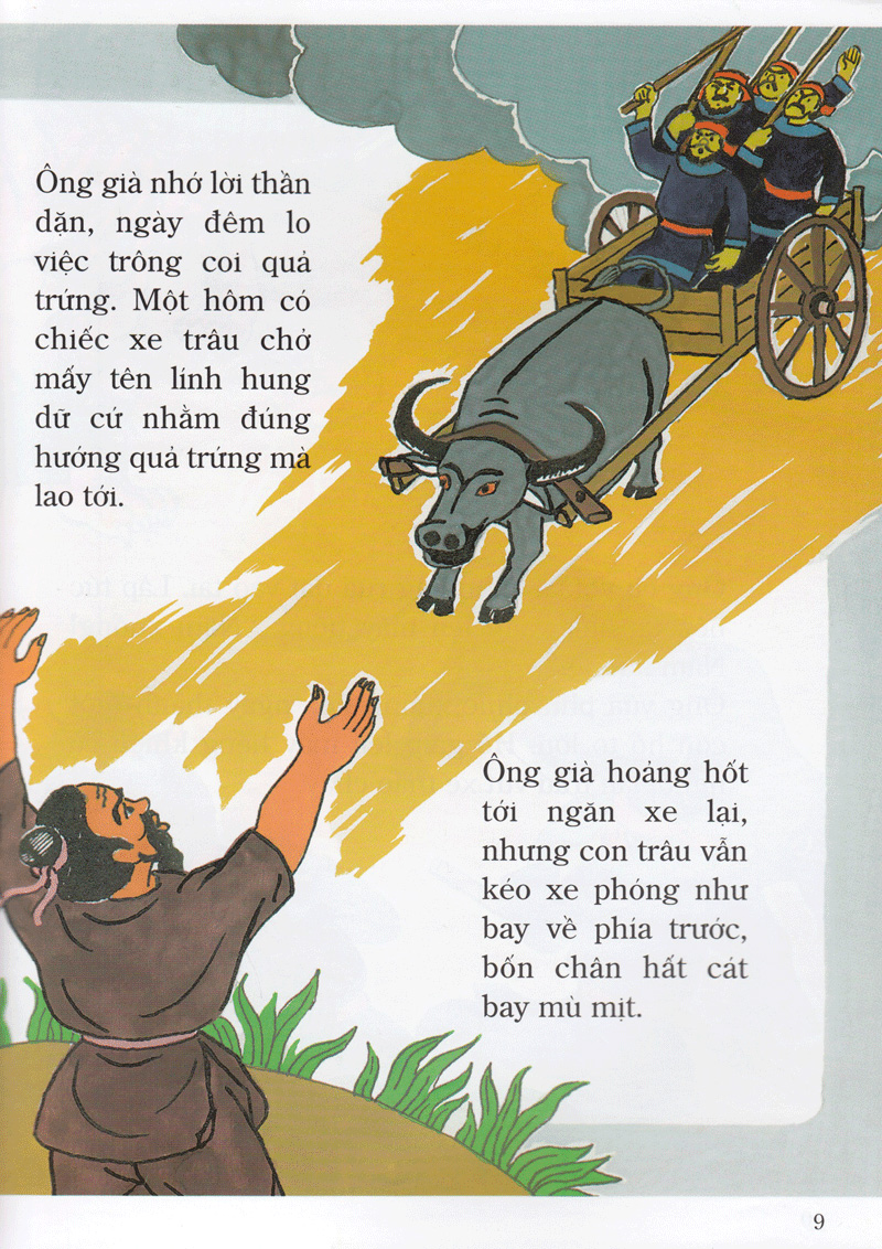 tranh truyện dân gian việt nam - sự tích núi ngũ hành (tái bản 2024) - Ảnh 10