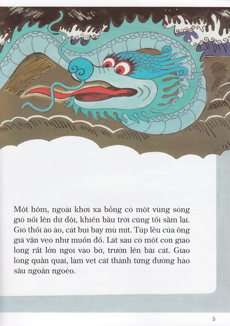 tranh truyện dân gian việt nam - sự tích núi ngũ hành (tái bản 2024) - Ảnh 6