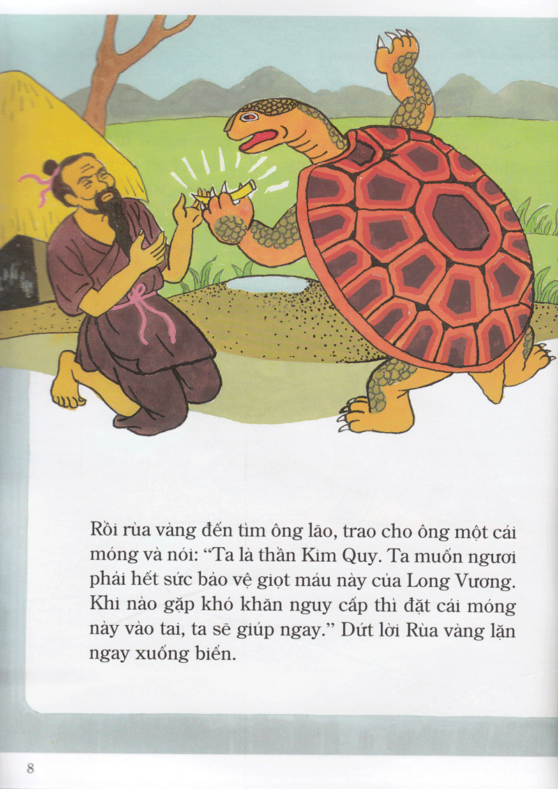 tranh truyện dân gian việt nam - sự tích núi ngũ hành (tái bản 2024) - Ảnh 9