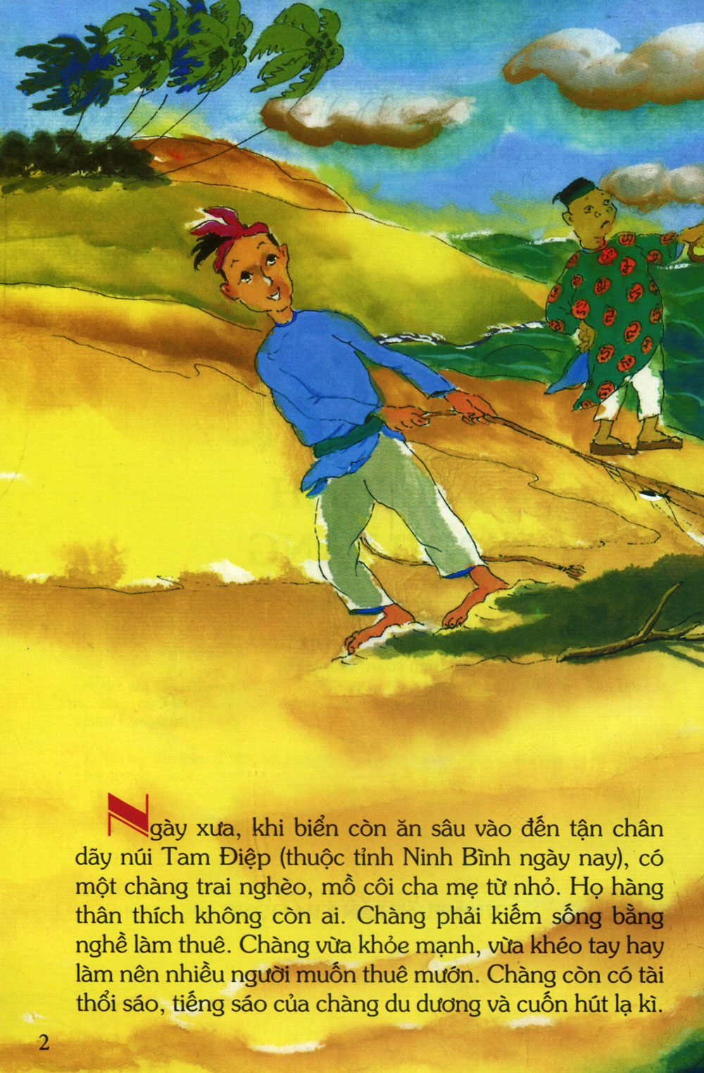 tranh truyện dân gian việt nam - sự tích núi vàng (tái bản 2023) - Ảnh 2