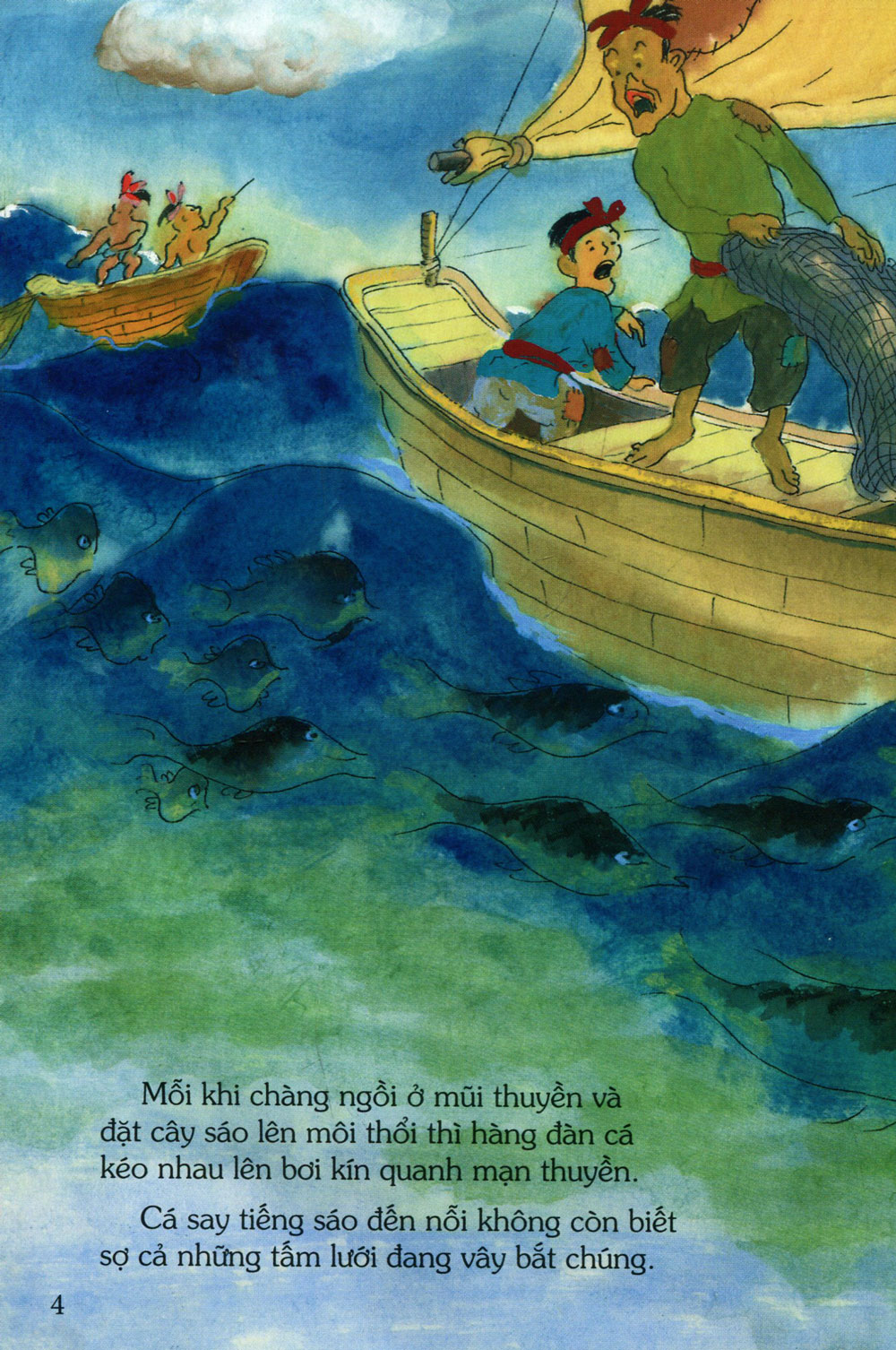 tranh truyện dân gian việt nam - sự tích núi vàng (tái bản 2023) - Ảnh 3