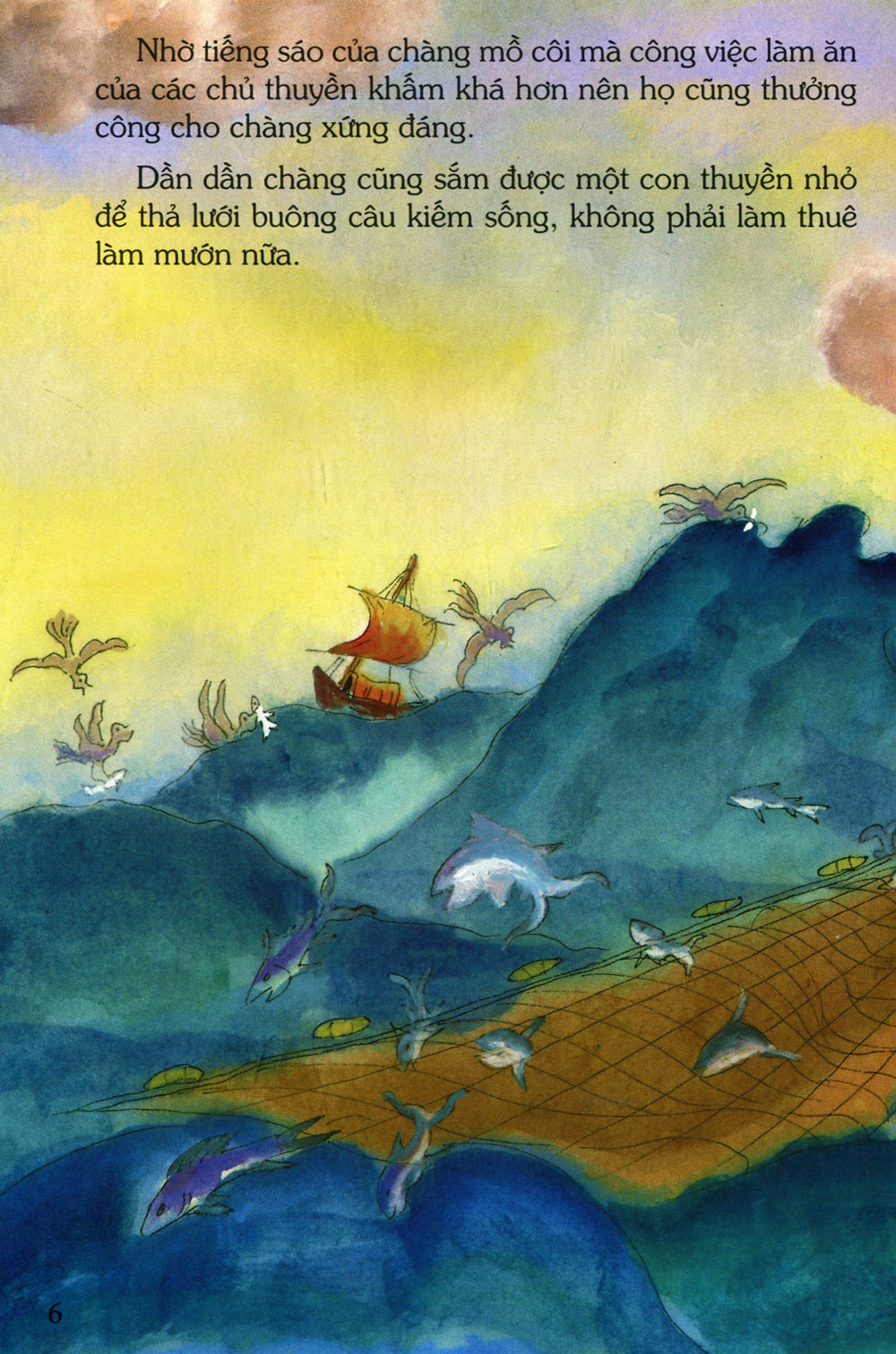 tranh truyện dân gian việt nam - sự tích núi vàng (tái bản 2023) - Ảnh 5