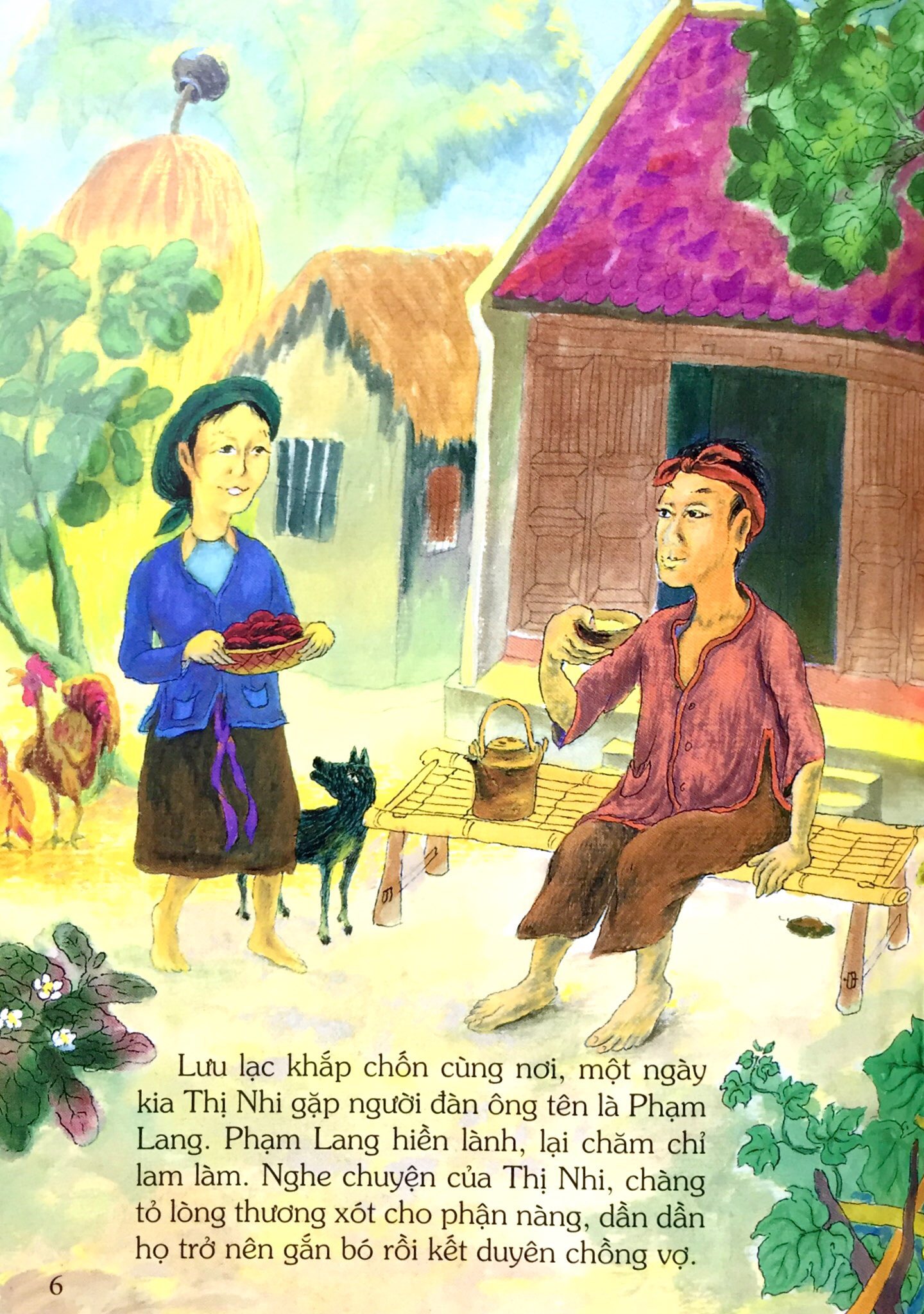 tranh truyện dân gian việt nam - sự tích ông công ông táo (tái bản 2023) - Ảnh 4