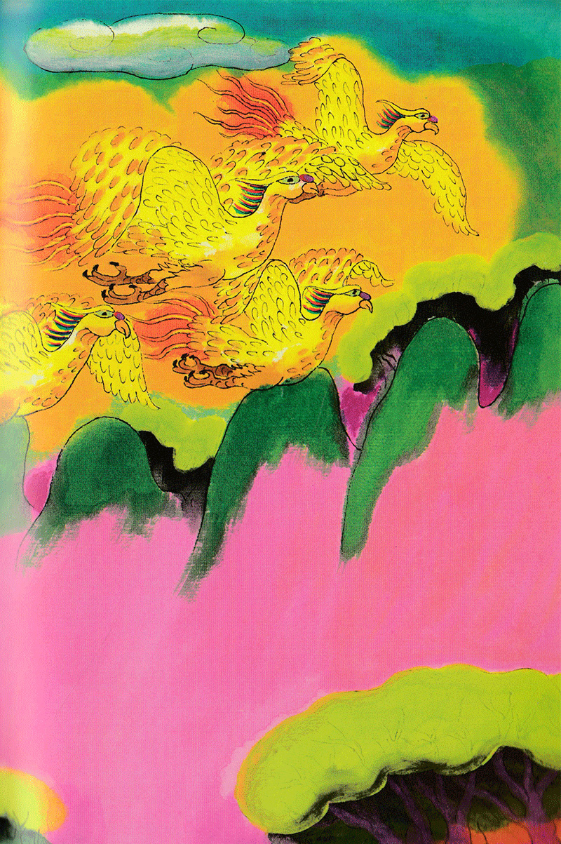 tranh truyện dân gian việt nam - sự tích phật bà quan âm (tái bản 2023) - Ảnh 3