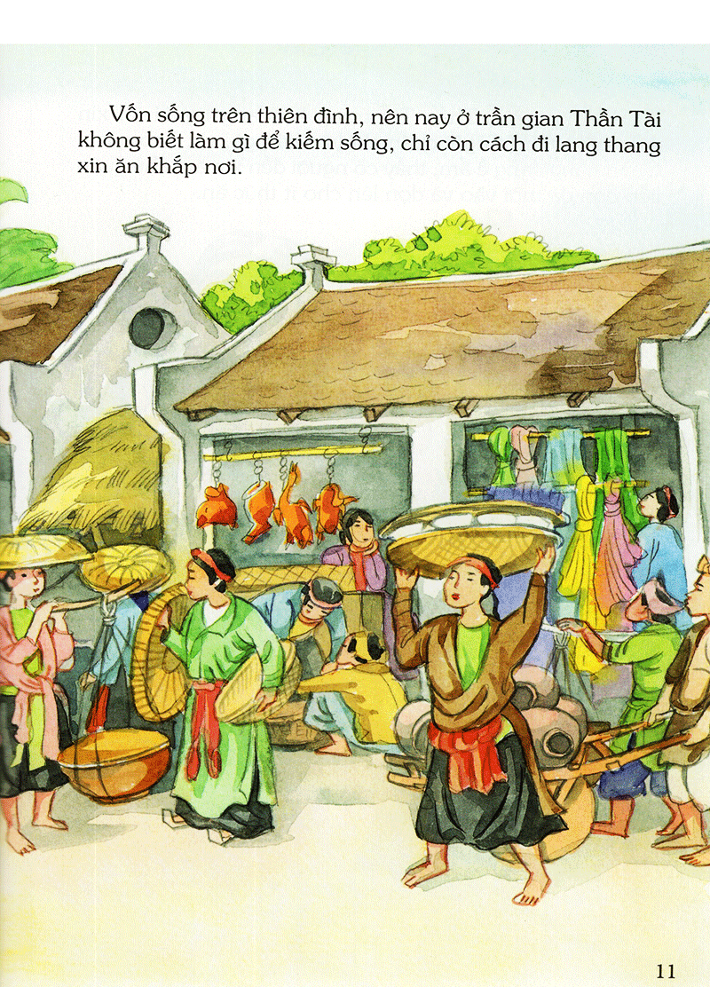 tranh truyện dân gian việt nam - sự tích thần tài (tái bản 2023) - Ảnh 3