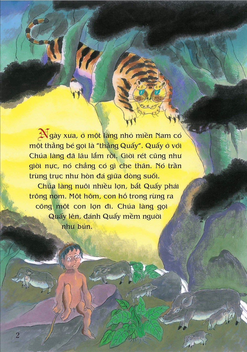 tranh truyện dân gian việt nam - thằng quấy (tái bản 2023) - Ảnh 3