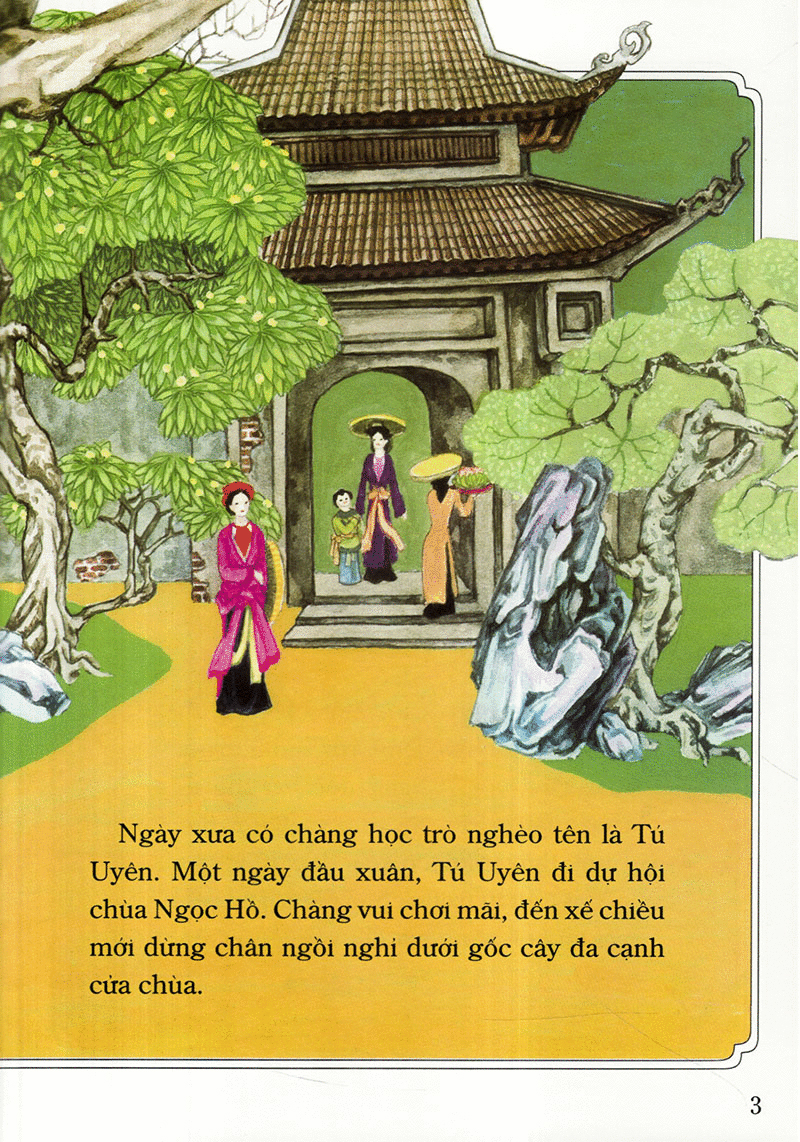 tranh truyện dân gian việt nam - tú uyên giáng kiều (tái bản 2023) - Ảnh 3