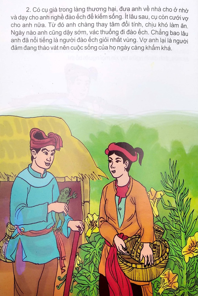 tranh truyện dân gian việt nam - viên ngọc ếch (tái bản 2023) - Ảnh 3