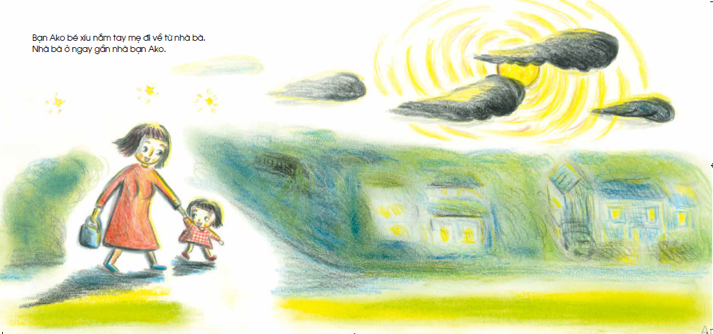 tranh truyện ehon - bé học kỹ năng quan sát - có thật nhiều ông trăng (từ 3 - 4 tuổi) - Ảnh 4