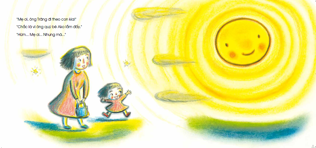 tranh truyện ehon - bé học kỹ năng quan sát - có thật nhiều ông trăng (từ 3 - 4 tuổi) - Ảnh 6