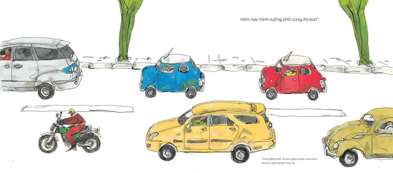 Tranh Truyen Ehon Nhat Ban - Aka-Kun Dao Pho (Tu 3 - 6 Tuoi) - Ảnh 3