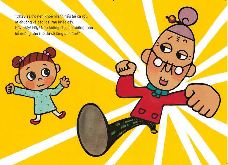 tranh truyện ehon nhật bản - bà phí quá - hãy ăn với lòng biết ơn (tái bản 2023) - Ảnh 6