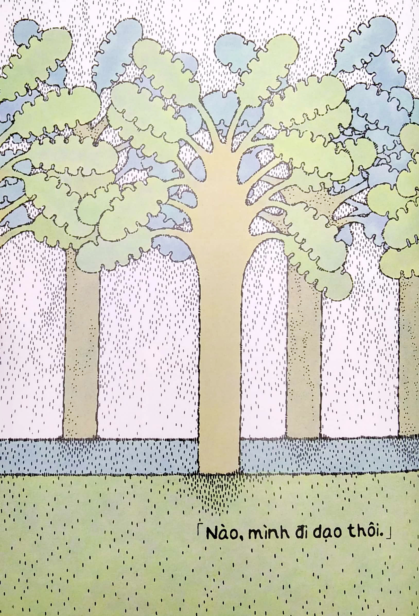 tranh truyện ehon nhật bản - bạn voi đi dạo (tái bản 2023) - Ảnh 5