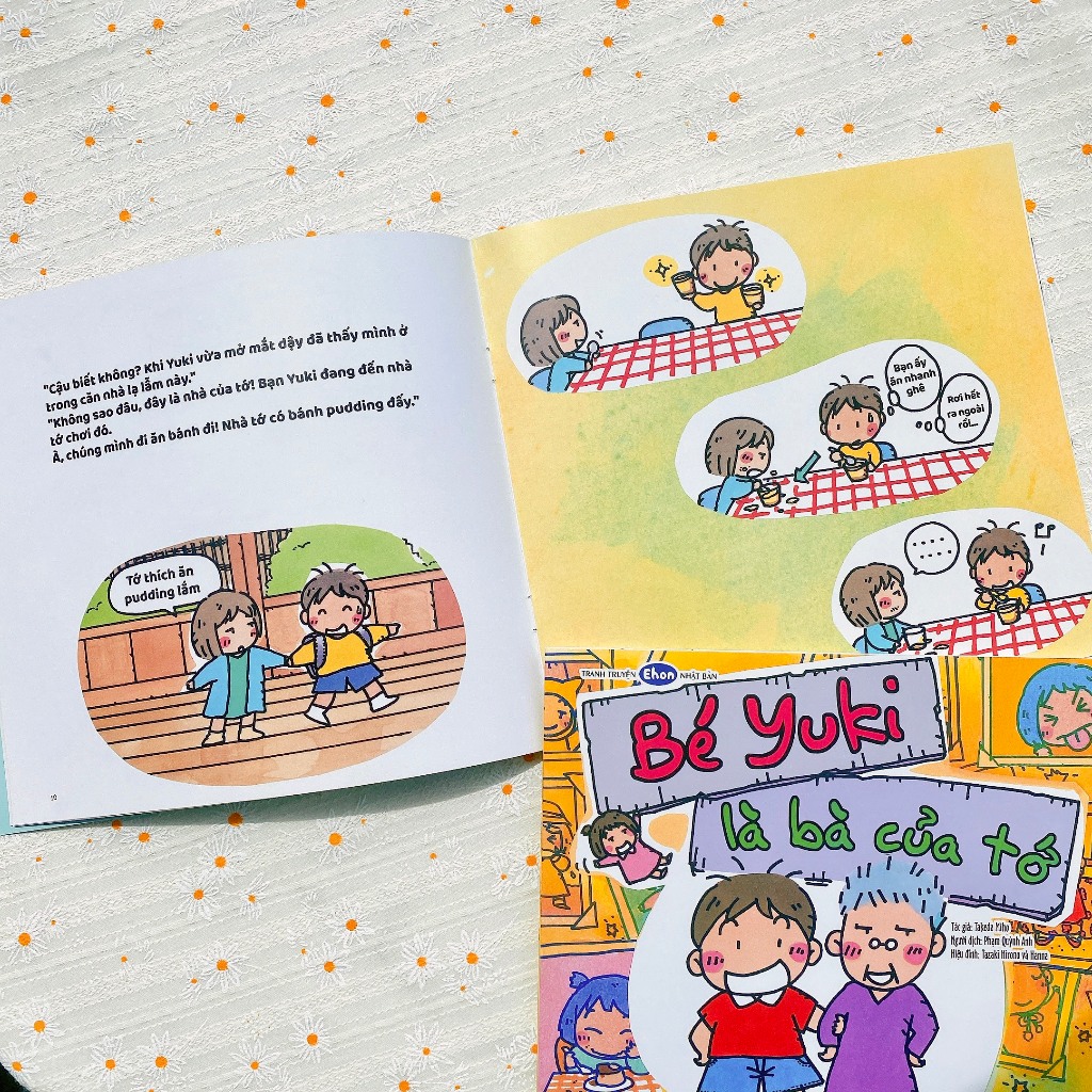 tranh truyện ehon nhật bản - bé yuki là bà của tớ - Ảnh 4