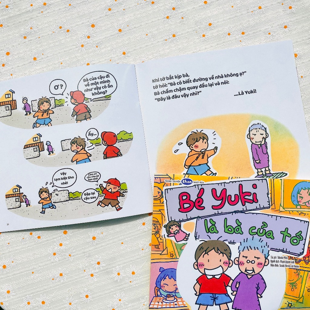 tranh truyện ehon nhật bản - bé yuki là bà của tớ - Ảnh 5