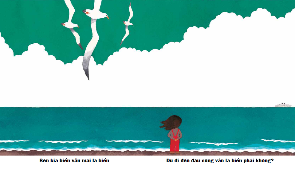 tranh truyện ehon nhật bản - bên kia biển (từ 1 - 6 tuổi) - Ảnh 3