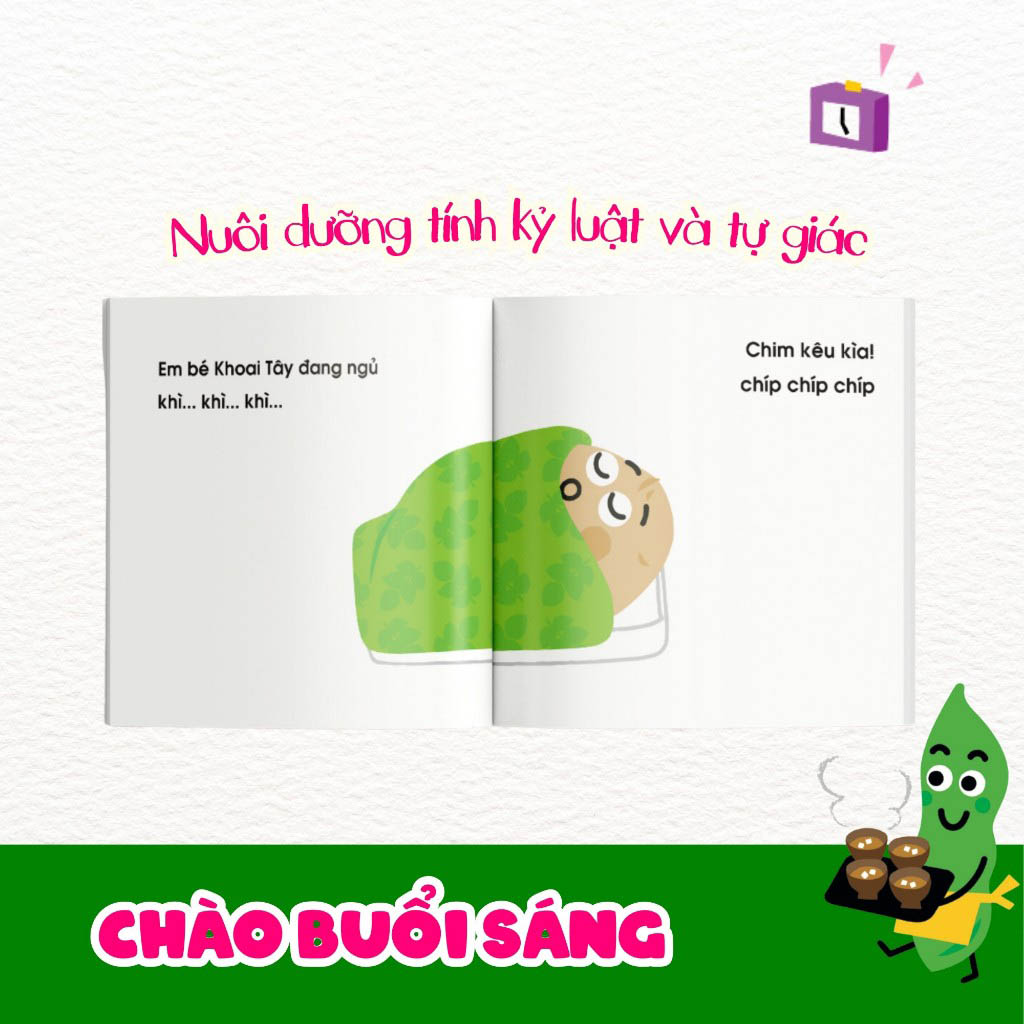 tranh truyện ehon nhật bản - chào buổi sáng - Ảnh 5