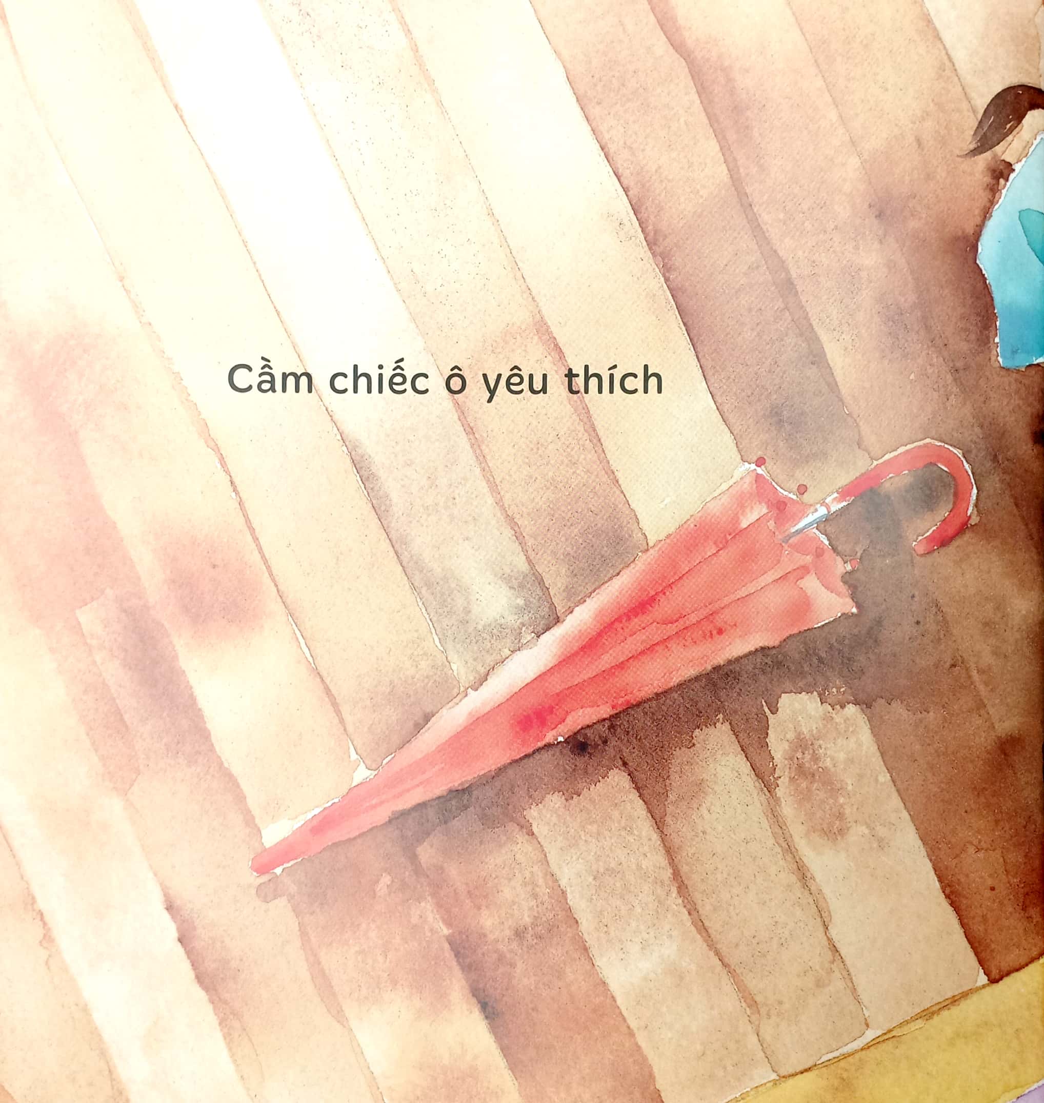 tranh truyện ehon nhật bản - đi dạo dưới mưa - Ảnh 5