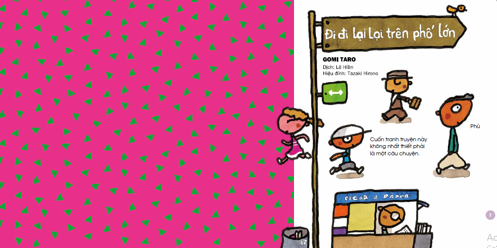 tranh truyện ehon nhật bản - đi đi lại lại trên phố lớn (từ 1 - 6 tuổi) (tái bản 2023) - Ảnh 2