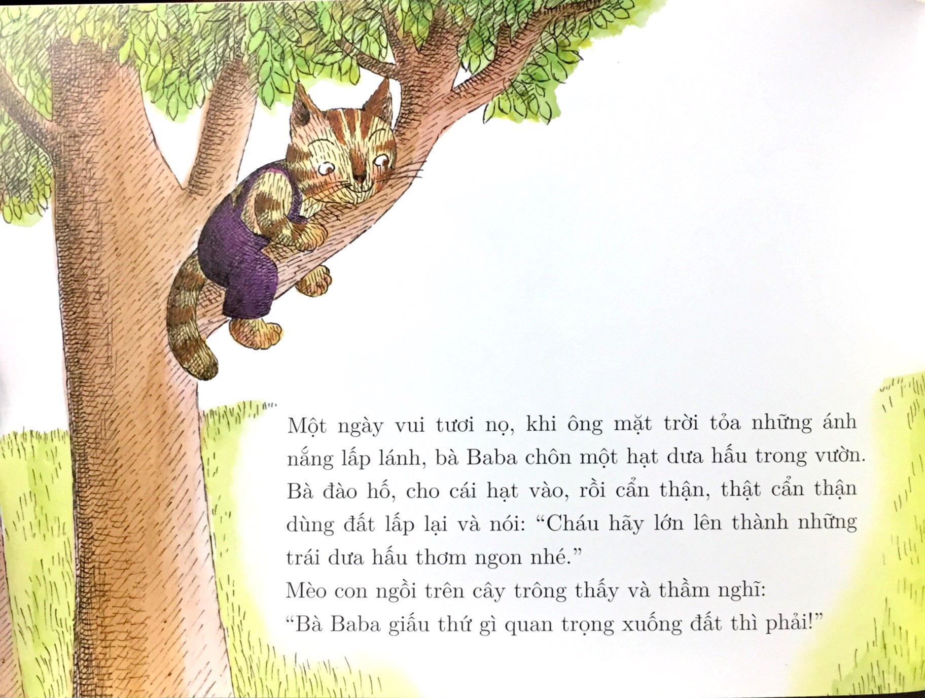 tranh truyện ehon nhật bản - hạt dưa hấu (tái bản 2023) - Ảnh 3